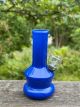 Glassbong BLÅ, 13 cm - TILBUD