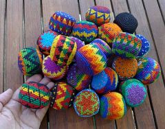 Hacky sacks- Sjongleringsballer- Footbags