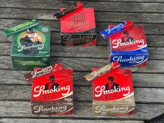 SMOKING sigarettpapir King size / HEL kartong til HALV PRIS