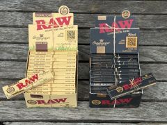 RAW King size rullepapir med filter - HEL KARTONG